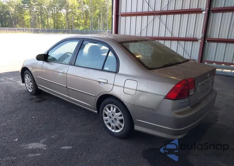 2004 Honda Civic Lx из США, поврежденный, VIN 2HGES16574H508168